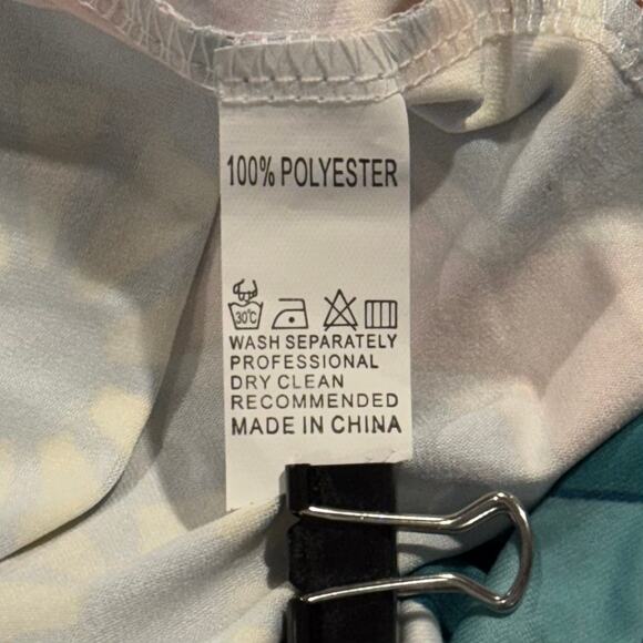 Maxi Dress Patchwork Boho Hippie Psychedelic Retro 70s Festival Colorful Medium - Picture 4 of 6